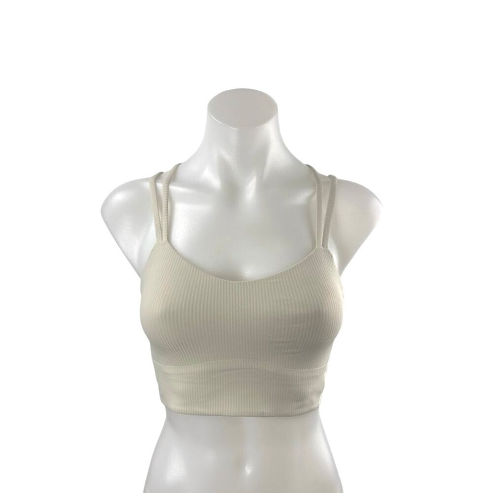 Lululemon Ribbed Sleeveless Yoga Gym Athletic Activewear Tank Sports Bra Top 2
